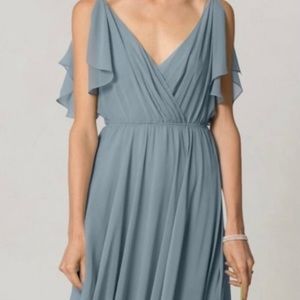 Jenny Yoo, style: Cassie, color: Mayan Blue